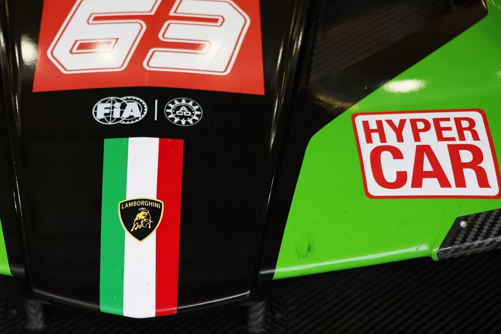#63 Lamborghini Iron Lynx Lamborghini SC63: Mirko Bortolotti, Edoardo Mortara, Daniil Kvyat