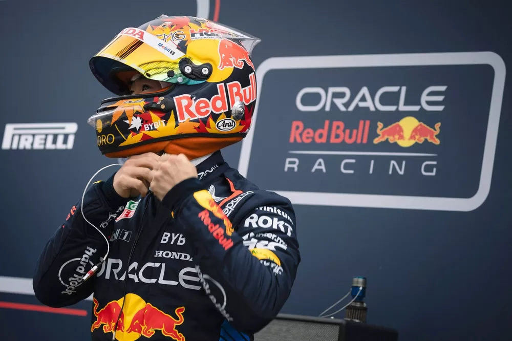 Yuki Tsunoda bij de Red Bull Showrun Taichung