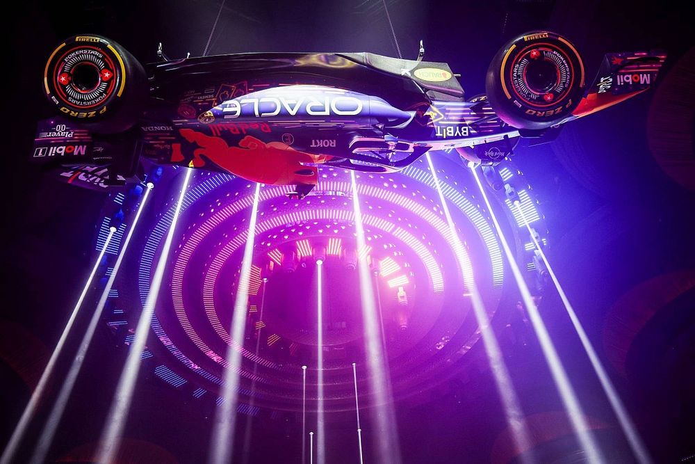 La decoración del Red Bull Racing RB19 en Las Vegas