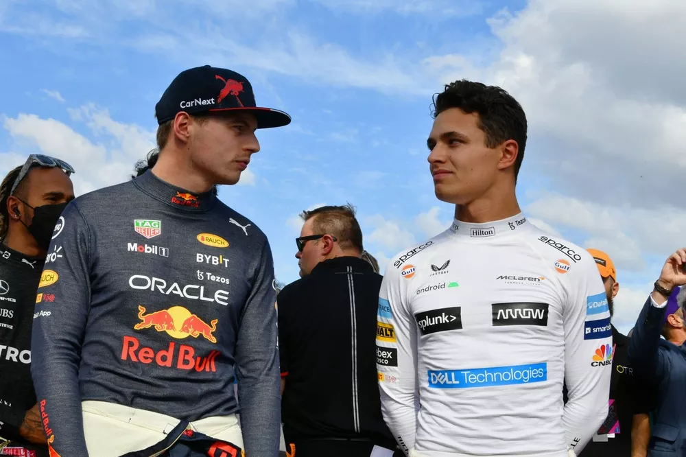 Max Verstappen, Red Bull Racing, Lando Norris, McLaren