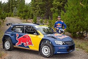 Van Gisbergen's Red Bull Skoda unveiled