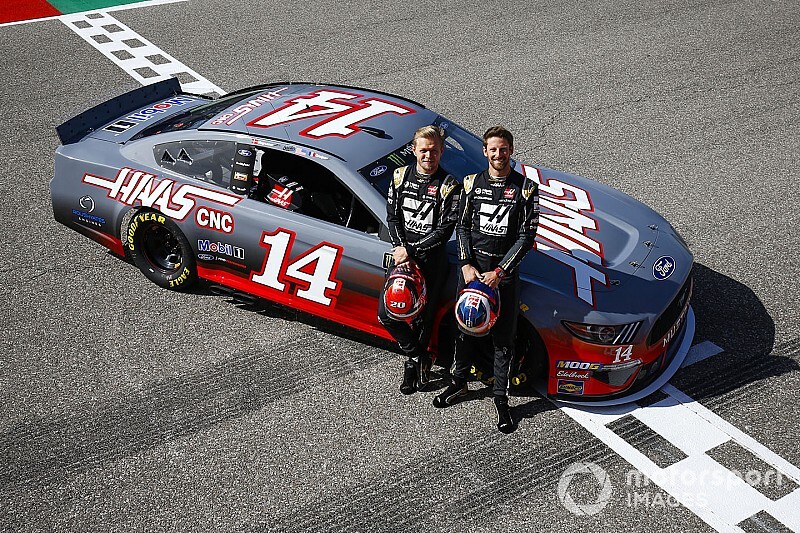 GALERIA/VÍDEOS: Veja como foi a experiência dos pilotos da Haas F1 em carro da NASCAR