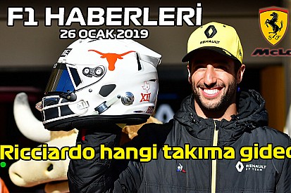 Video: Ricciardo hangi takıma gidecek? - 26 Ocak Pazar F1 ve Motor Sporları Haberleri
