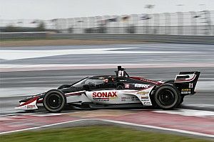 Van Kalmthout aan kop op regenachtige eerste IndyCar-testdag