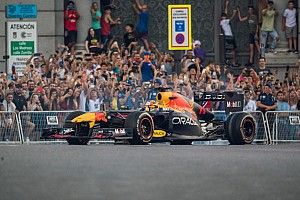 GALERÍA: Las mejores fotos del showrun de Checo Pérez en Madrid