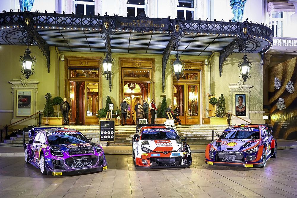 M-Sport Ford World Rally Team, Ford Puma Rally1 Toyota Gazoo Racing WRT, Toyota GR Yaris Rally1, Hyundai World Rally Team, Hyundai i20 N Rally1  