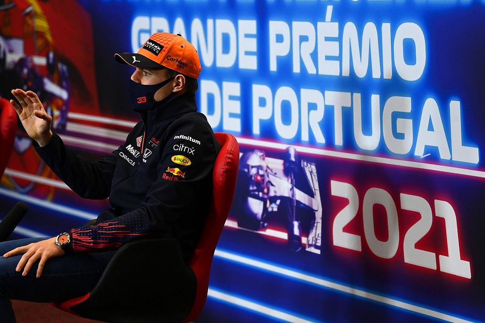 Max Verstappen, Red Bull Racing in conferenza stampa