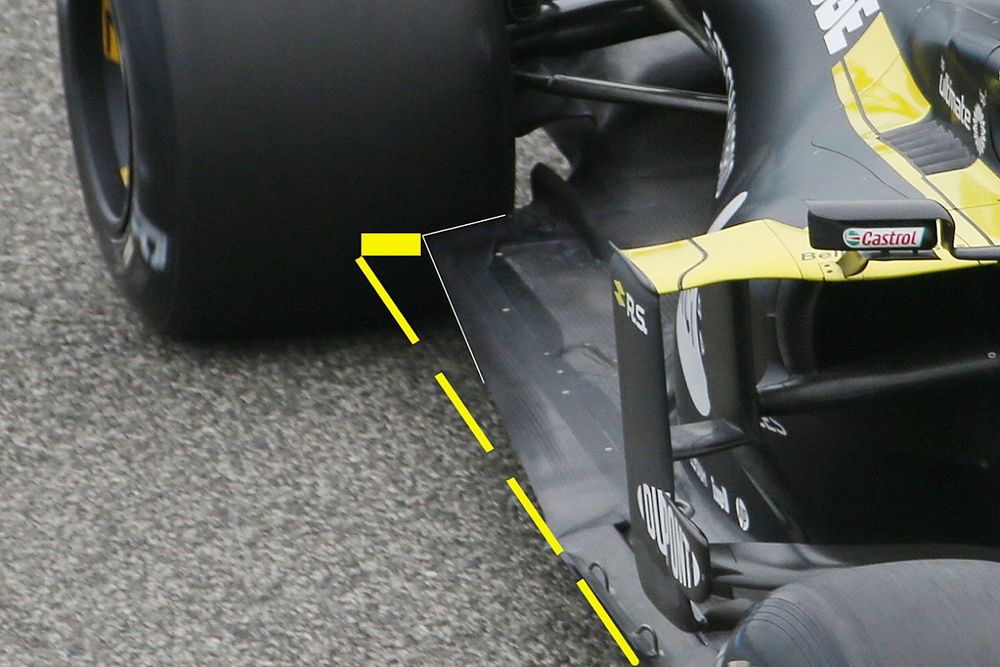 Renault F1 Team R.S.20 floor detail
