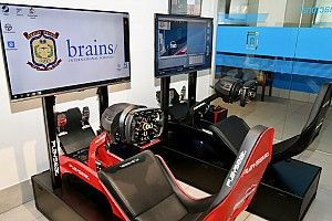Un simulador de F1 en clase