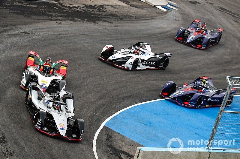 Oliver Rowland, Nissan e.Dams, Nissan IMO1 Lucas Di Grassi, Audi Sport ABT Schaeffler, Audi e-tron FE05, Maximilian Gunther, Dragon Racing, Penske EV-3 