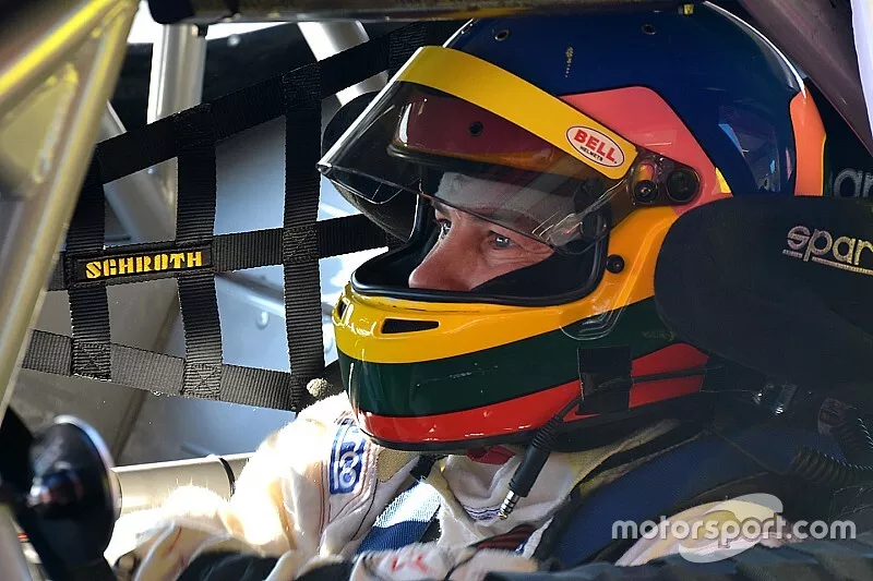 Jacques Villeneuve is testing a Ford Mustang