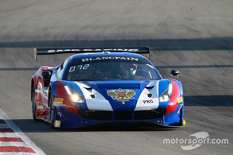 Rigon soddisfatto per il podio ottenuto al Montmelo con la Ferrari 488 del team SMP Racing