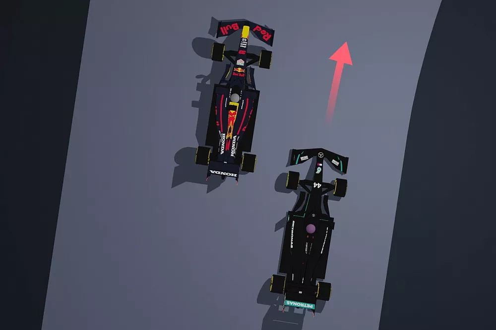 An&aacute;lisis de la colisi&oacute;n entre Max Verstappen y Lewis Hamilton