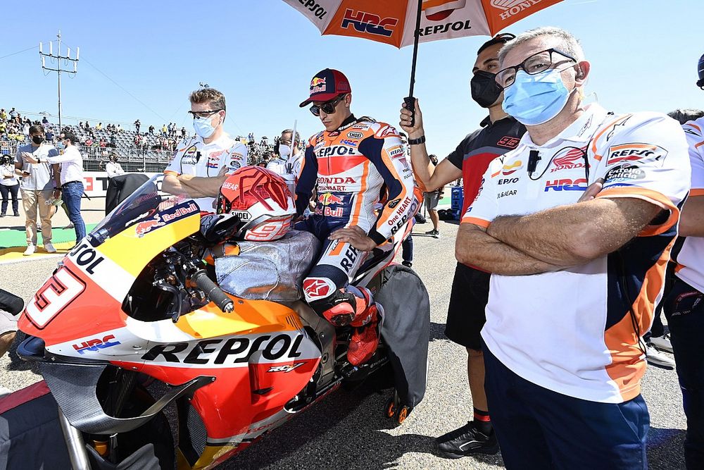 Honda gaat filosofie niet aanpassen na blessure Marquez