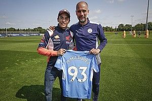 ما الذي تعلّمه أسطورة "موتو جي بي" من غوارديولا مدرّب نادي مانشستر سيتي؟