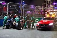 Clasificación en Arabia detenida por fuerte accidente de Schumacher