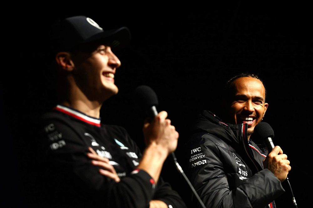 Lewis Hamilton, Mercedes-AMG, George Russell, Mercedes-AMG