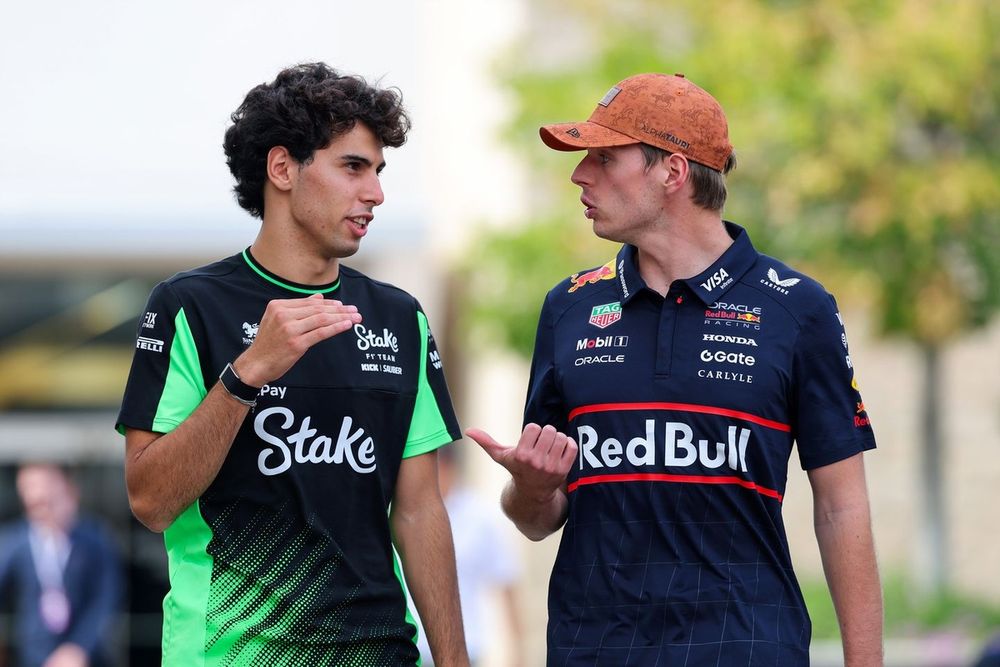 Max Verstappen, Red Bull Racing, Gabriel Bortoleto, Sauber