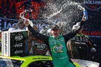 Austin Cindric celebró una cerrada victoria en Talladega