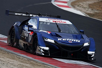 Honda tops opening day of Super GT testing at Okayama