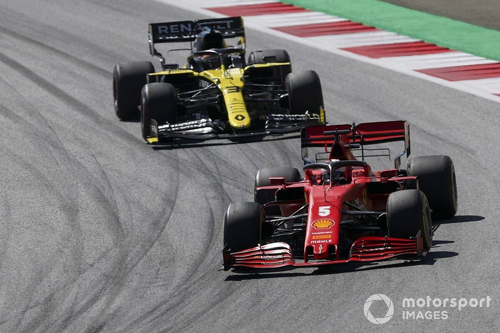 Ricciardo: "La parte media es territorio desconocido para Vettel"