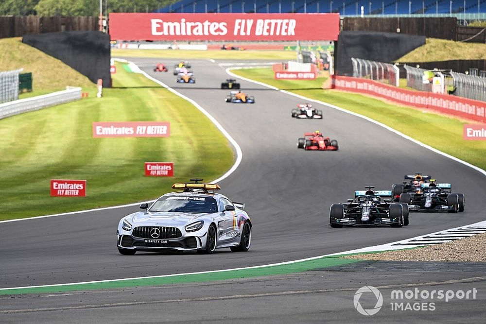 Safety Car, Lewis Hamilton, Mercedes F1 W11,  Valtteri Bottas, Mercedes F1 W11 