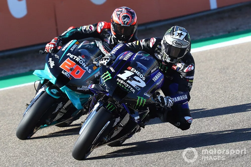 Maverick Vinales, Yamaha Factory Racing,  Fabio Quartararo, Petronas Yamaha SRT