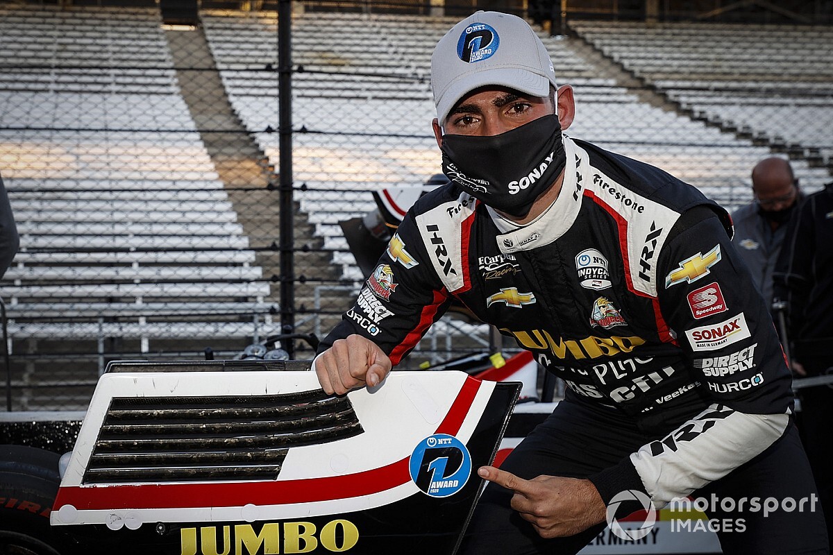 VeeKay con la pole en Indy y O'Ward largará décimo