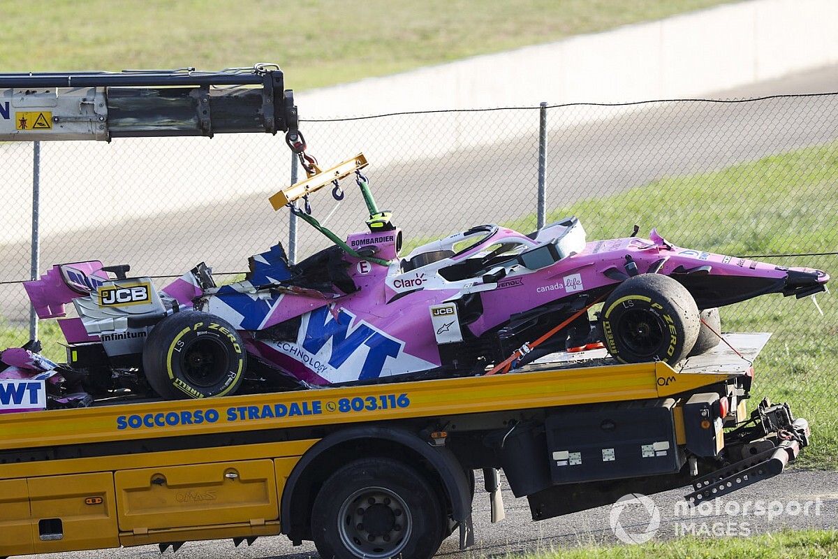 Race tegen de klok voor Racing Point na crash Stroll op Mugello