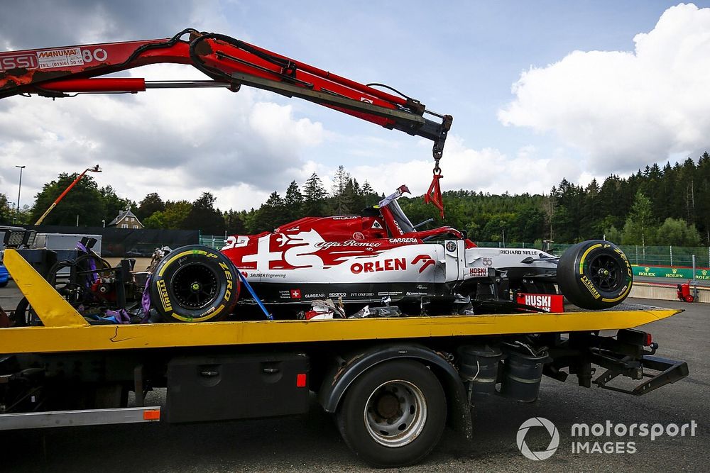 F1: Alfa Romeo non cambia il telaio a Giovinazzi per Monza