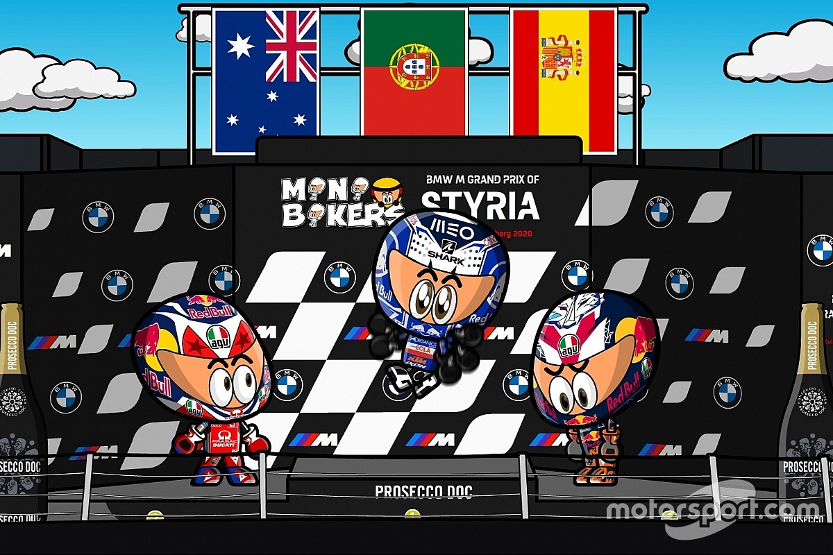 Vídeo: el accidentado GP de Estiria de MotoGP según MiniBikers