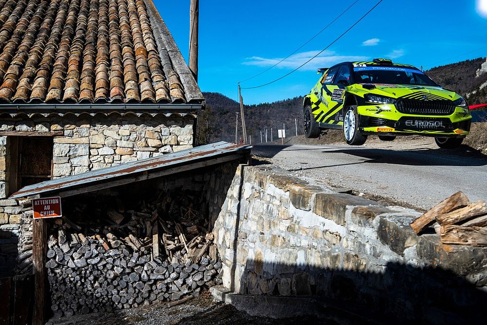 Fran&ccedil;ois Delecour, Sabrina de Castelli, Skoda Fabia Evo Rally2