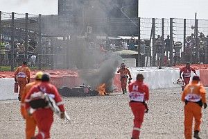 Dovizioso perde memória após acidente que deixou moto em chamas