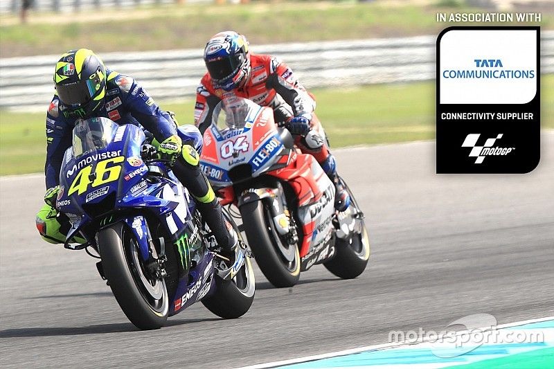 Valentino Rossi, Andrea Dovizioso, Tata Communications feature