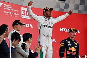 Hamilton, orgulloso y agradecido por la "bestia" de Mercedes en Japón