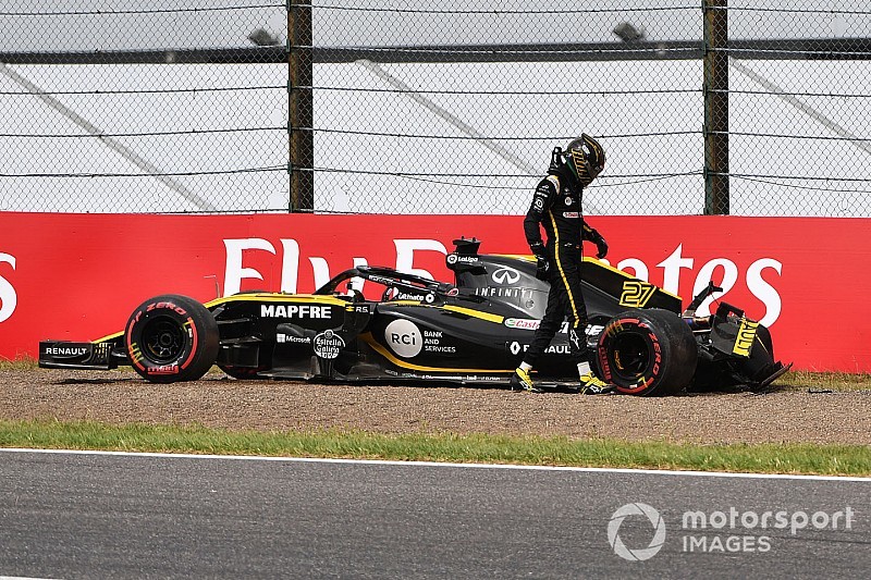 GP Japan 2018: Hülkenberg crasht im Abschlusstraining