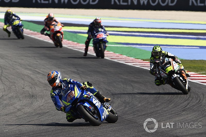 Impuissant face à Crutchlow, Rins voulait surtout finir la course