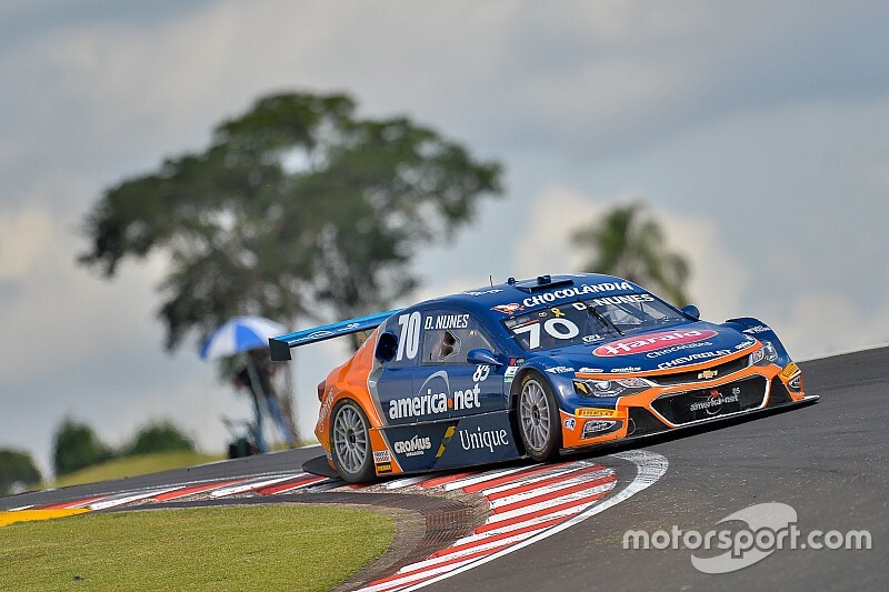 Diego Nunes lidera treino 'pegado' da Stock Car em Goiânia