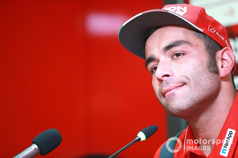Petrucci: "Oggi ero veloce con gomme usate, ma il nuovo asfalto le consuma di più"