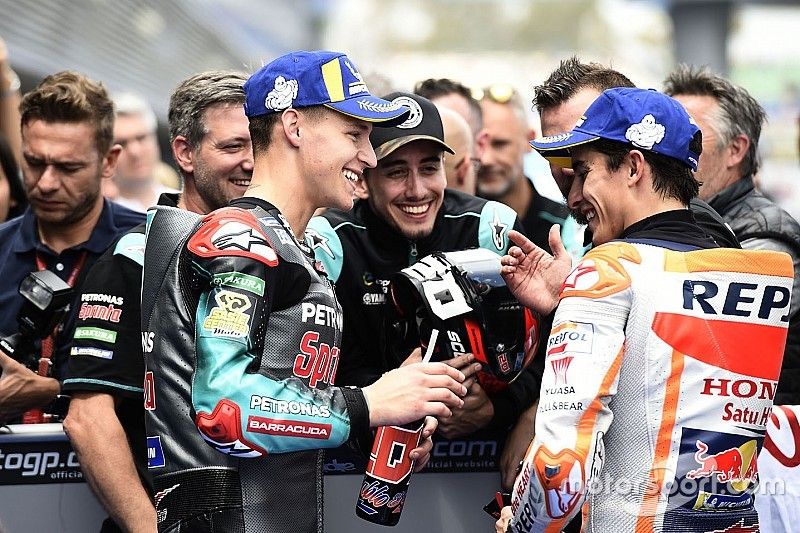 Fabio Quartararo, Petronas Yamaha SRT, Marc Marquez, Repsol Honda Team