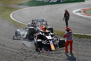 F1: Hamilton "surpreso" por Verstappen não checar se ele estava bem após acidente na Itália