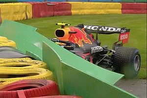 Red Bull wil gecrashte Perez laten starten in uitgestelde GP van België