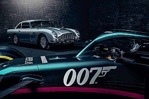 F1: Aston Martin correrá no GP da Itália com pintura especial em homenagem ao novo filme do 007