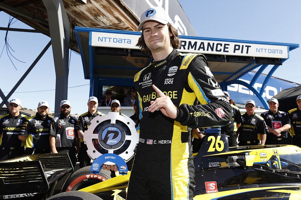 Colton Herta, Andretti Autosport w/ Curb-Agajanian Honda, P1 Pole Award, NTT P1 Pole Award