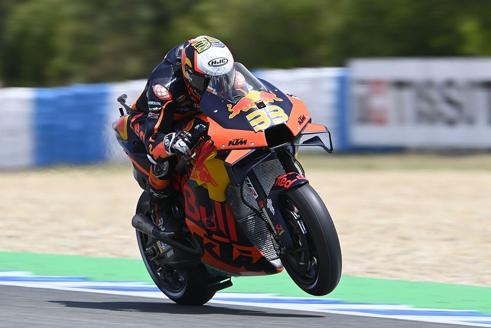 Binder had to "ride on a rock" in Jerez MotoGP qualifying
