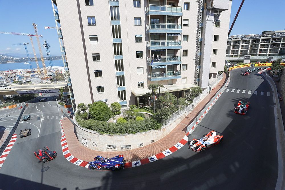 Vista general del circuito de Mónaco de Fórmula E