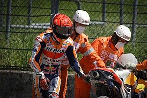 Márquez: "En cuanto intento pilotar de manera natural, me caigo"