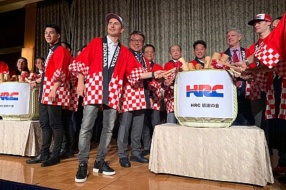 Lorenzo: ultimo saluto a Honda alla festa di fine anno in Giappone