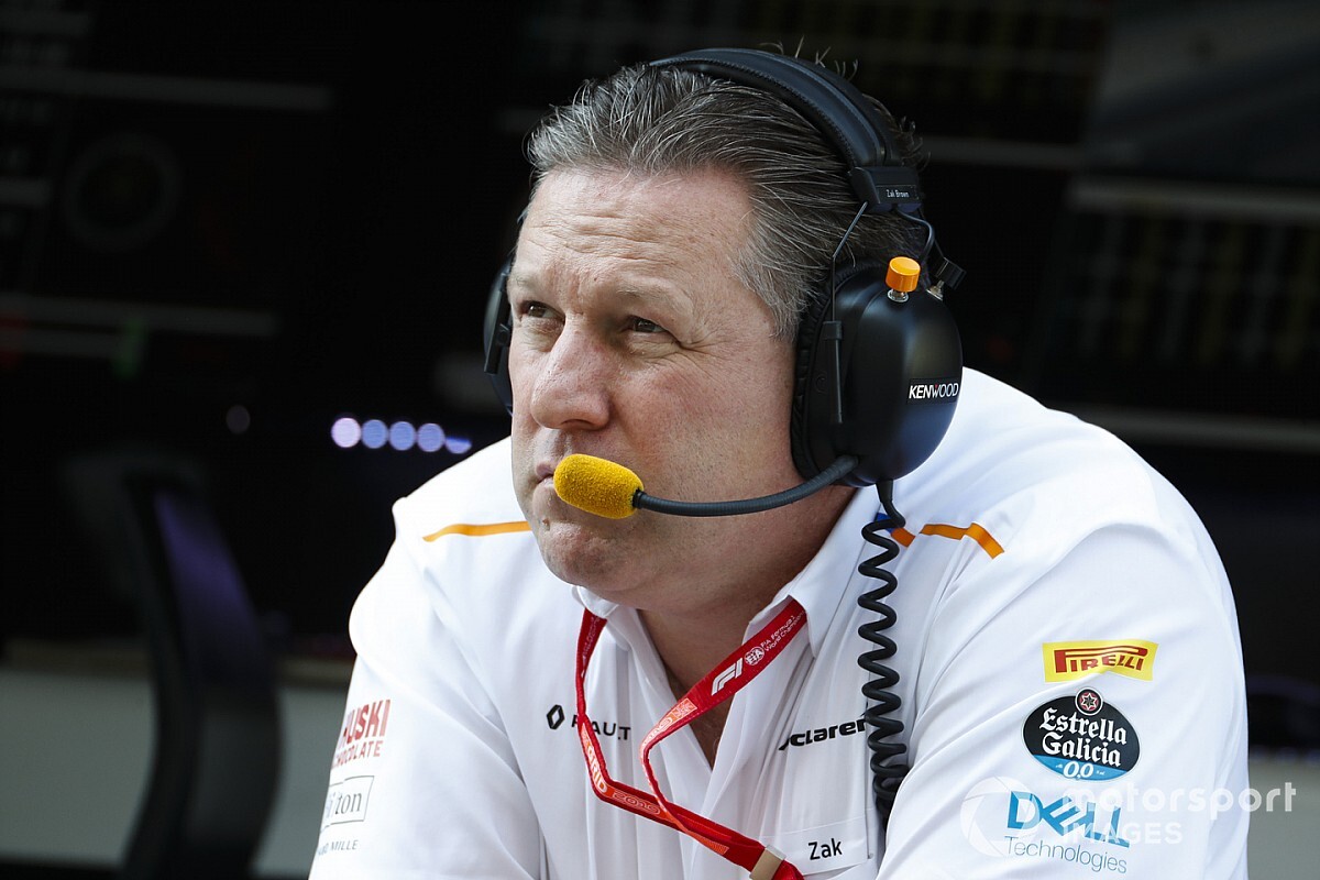 Brown: "Sainz ve Norris'in mücadelesini izlerken gerilmiyorum"