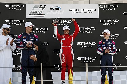 Una piloto gana en la F4 en Abu Dhabi